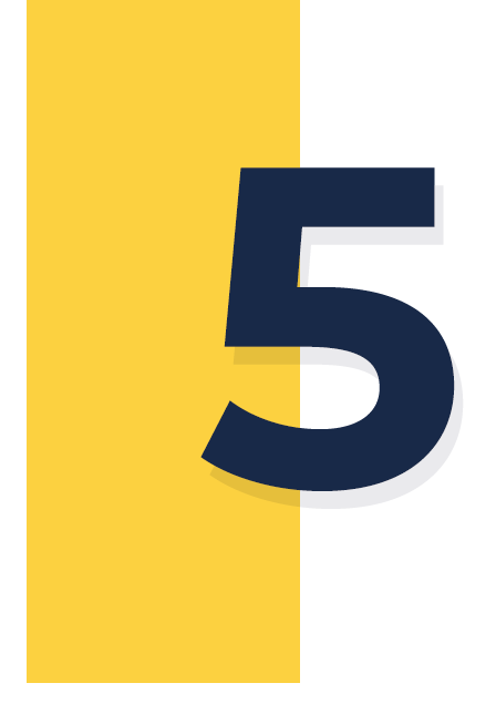 Five with Yellow Banner<br />
